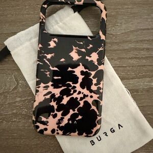 Burga Black and Pink Phone Case